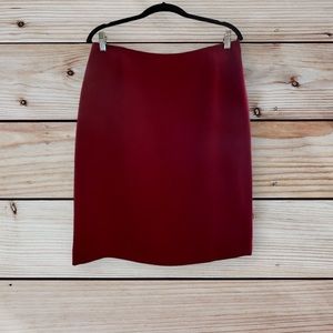 Alex Marie Dark Red Skirt Size 10